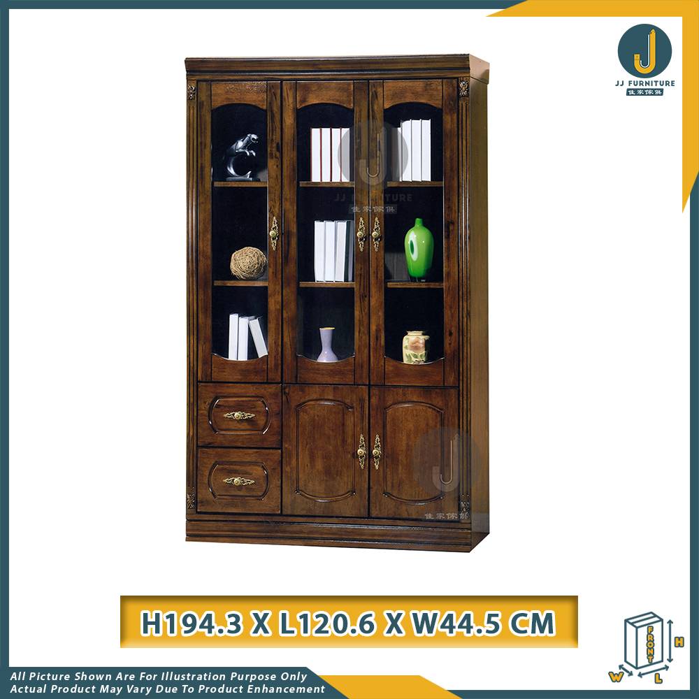 KLASS Display & Bookshelf with 3 Doors JJ Furniture Online Store
